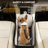 15 lbs BONTHEE Center Console Dog Car Seat for Small Dogs- Anti-Collapse Design with Soft Plush & Sturdy Support Board