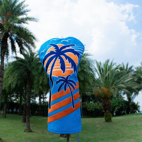 Montela Golf Club Covers, Coconut Tree Putter Cover and Headcovers for Most Brands