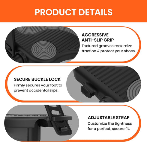 9/16" Dual-Function Bike Pedals - SPD & Toe Cage Compatible for Road, Mountain, Spin Bikes - Indoor Cycling Pedals