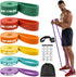 Zacro Resistance Bands, 6 Resistance Levels Pull Up Assistance Bands for Men & Women, Heavy Duty Set with Door Anchor