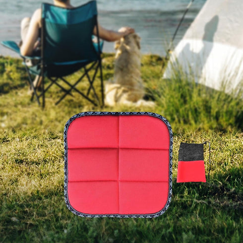 harayaa Foldable Seat Pad Camping Seat Cushion Thick Chair Cushion Waterproof Sit Mat with Storage Bag for Park Garden