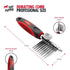 Detangling Comb for Dogs & Cats – Dematting Tool to Easily Remove Dead, Matted or Knotted Hair | Ergonomic, No-Slip