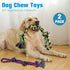 UPSKY Nearly Indestructible Dog Rope Toys, Chew Toys for Medium to Large Breeds, Tug Toy