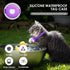 ZFSJTAG Smart Cat GPS Tracker, Cat Tracker Collar with Safety Elastic Buckle, Compatible with Apple Find My App (Only