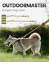 OutdoorMaster Bungee Dog Leash, Heavy Duty with Shock Absorption, 4 FT Tan Training Leash