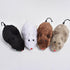 1 Pc Random Color Furry Mice Cat Toy, Wind Up Realistic Mouse Toys, Interactive Play Mouse Toy for Cat Kitten