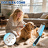 Krobalina Set 5-Piece Dog Grooming Brush Kit for Medium & Long-Haired Dogs | Includes Long Pin Brush, Flea Comb, Bath