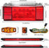 Lcrslitx IP68 4 2 25FT 80" LED Trailer Light Kit, Submersible Waterproof for Boat Trailers, Super Bright Stop Brake