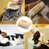 Deshedding Grooming Tool for Dogs, Cats & Horses, Ergonomic Wood Groom Brush, Professional Pet Groomer, 2.5 Inches