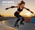 KEYSDEX 6 1 Set,Breathable Elbow Adult/Kids in Protective Gear Comfortable PP Shell EVA Cushion Knee Wrist Pads
