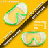 Kids Snorkel Swim Mask, Child Diving Mask Anti-Fog Goggles with Nose Cover for Snorkeling, Swimming