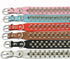 Dogs Kingdom Soft Leather Mushrooms Rivet and Spikes Studded Adjustable Buckle Pet Collar, Green XXS