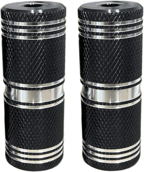 Wheelie No Thread Pegs Aluminum Alloy 105mm for 14mm and 12mm, 3/8 Inch E/Bike Axles
