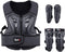 StarknightMT Kids Motorcycle Armor Suit - Youth Riding Protective Gear Chest Protector for Dirt Bike, Black