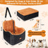 4" 35lbs Vivifying Dog Car Seat for Small and Medium Dogs, Booster Pet Car Seat with Safety Strap, Plush Travel Dog Bed