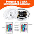 Retisee Marine Waterproof LED Boat Lights, Battery Operated Submersible Interior Lights with Remote