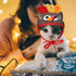Rypet Cat Turkey Costume, Pet Turkey Hat Thanksgiving Apparel for Cats and Small Dogs