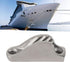 KIMISS Stainless Steel Rope Cleat - Boat Clam Cleat Rope Line Clamp for Sailing Kayak Marine Accessories