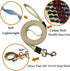 Soft Cotton Web Dog Leash Basic Training Walking Lead, 5FT Long, 1 Inch Wide Green