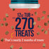 100% 12 oz ~270 50% Stewart Beef Liver Dog Treats, Tub, Pieces, Freeze Dried Raw, Single Ingredient, Protein Training