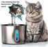 74oz/2.2L 4 4 Cat Water Fountain, Cat Fountain for Drinking - Pet Water Fountain Stainless Steel for Cats Inside