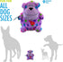 Hero Chuckles Bellies Polka-dotted Monkey Plush Dog Toy, Durable Squeaky Stuffed Animal with 3 in 1 Squeaker