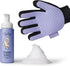 Pretty Kitty Waterless Cat Dry Shampoo with Grooming Glove No Rinse, Lick-Safe,