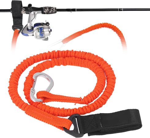 SUNGOOYUE Kayak Paddle Leash, Stretchable Kayak Paddle Lanyard with Polyester Nylon Straps for Fishing, Boating