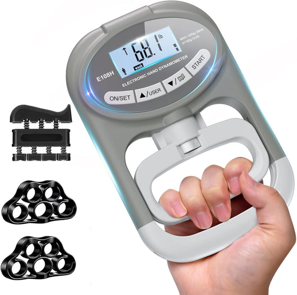 Grip Strength Tester Hand Dynamometer - Grip Strength Trainer Electronic Hand Gripper