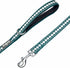 Blueberry Pet 3M Reflective Jacquard Dog Leash, 5 ft x 5/8", Teal Blue, Small, Comfortable Handle for Dogs