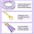 Letter Charm for Stanley Cup, 1 PCS Purple Tumbler Handle Accessories, Initial Charm for Girls Women