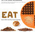 Bangp Licking Mat for Dogs and Cats - Heavy-Duty Puzzle Mat for Boredom Anxiety Reduction, Perfect for Treats (Orange)