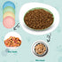 Gerrii 12 Pieces Shallow Cat Bowls, 6 Inch Wheat Straw Cat Food Dish for Kittens and Short Legged Cats