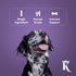 1 lb King Lou Pets - USA-Made Dehydrated Beef Heart Jerky Dog Treats - of Fresh Beef Heart Prior to Dehydration
