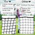 Heavy Duty Nylon Golf Practice Net, Outdoor Indoor Hitting Net with Wire Hanging Kit for Golf, Baseball, Soccer