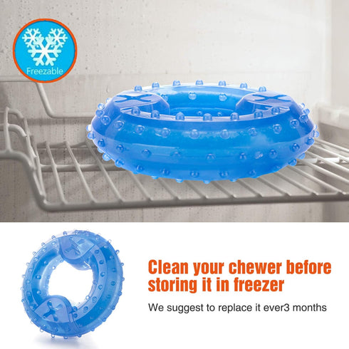 Pet Products Arctic Freeze Food Cooling Teether, Upgraded Chew Toy for Fetch