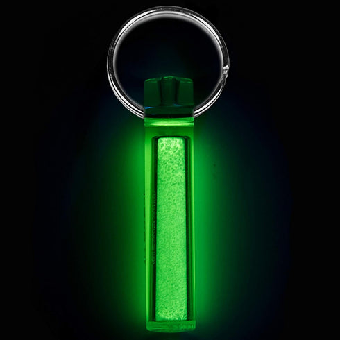 GEAR AID Ni Glo, 2” Glowing Keychain for Camping, Scuba, Night Fishing