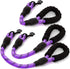 Short Dog Leash, 3 Sizes Nylon Short Traffic Leash with Padded Handle, Highly Reflective for Small Medium Large Dogs