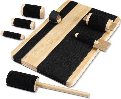 Silipull Hand Exercise Board with Hook and Loop Fasteners Hand Therapy Tool