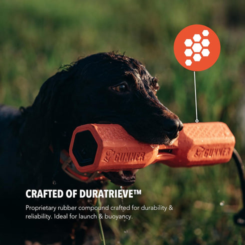 GUNNER Dog Training Bumper with Adjustable Rope - Interactive Retrieval Dummy for Small Medium Large Dogs
