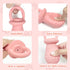 5.2" Dogs(Pink,1Pcs) Latex Chew Dog Toys, Novelty Squeaky Pacifier Dog Toys, Durable Pacifier Dog Chew Toys for Small