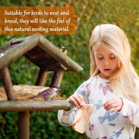Sukh 2 Pack Bird Nesting Material, Hummingbird and Canary Nesting Material for Cage, Gardens, and Tree Trunks (80G)