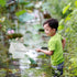 3D Artibetter Telescopic Stainless Steel Shrimp Fishing Net with Mesh, Retractable Small Fish Catching Net for Aquarium