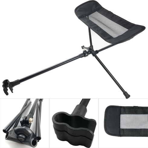 MFCMF Hammock Camping Foot Rest for Chair - Folding Attachable Footrest Attachment with Retractable Design