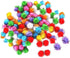 Random Color Mini Colorful Sparkly Glitter Tinsel Pompom Balls - Pack of 100 Pet Supplies for Dog Cat Bird