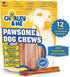 Premium Bully Sticks for Dogs, 100% Natural Beef Dog Treats, Long-Lasting Chew for Aggressive Chewers, 6 Inches, Pack