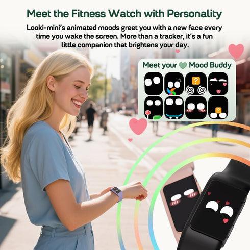 FITVII 24/7 Counter, IP68 Slim Fitness Trackers, Fitness Watch with Heart Rate, Blood Pressure, Blood Oxygen, Stress
