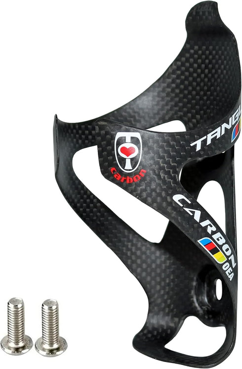 TANUP 2 Pack Bike Water Bottle Holder Bike Cup Holder - Carbon Water Bottle Cage Lightweight Full Carbon Fiber Bicycle
