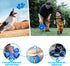 2PCS Dog Flying Disc Toy, Pet Toy Flying Saucer Ball with 3 Lights for Outdoor Games