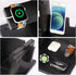 smocchy Pistol Rack for Gun Safe, Wooden Handgun Rack Holder for Gun, Wood Phone Docking Station with Magnetic Groove